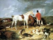 unknow artist Classical hunting fox, Equestrian and Beautiful Horses, 032. oil painting on canvas